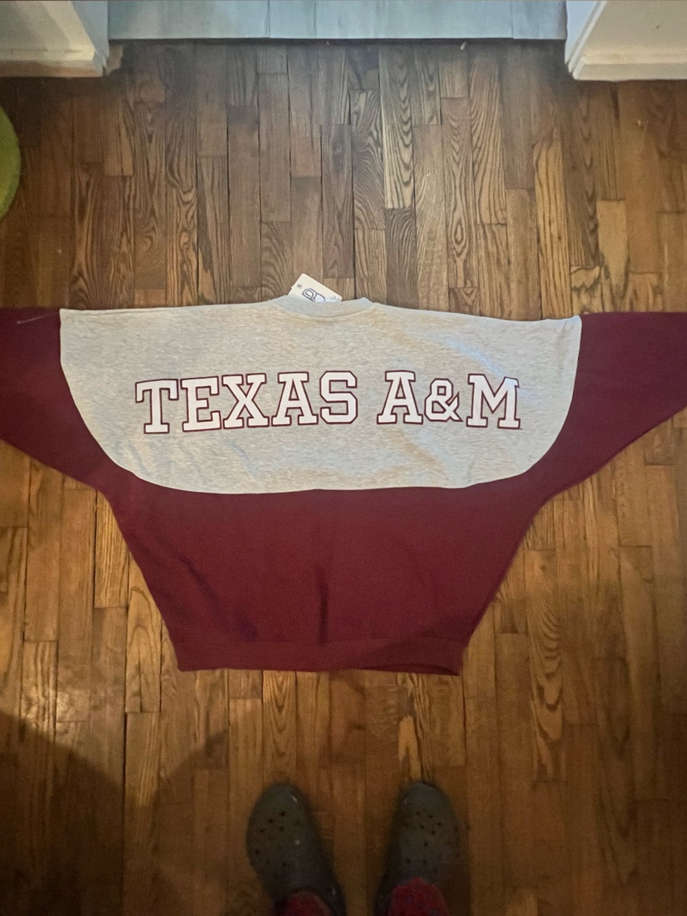 Texas A&M Sweatshirt.. new with tags.. size small but oversized